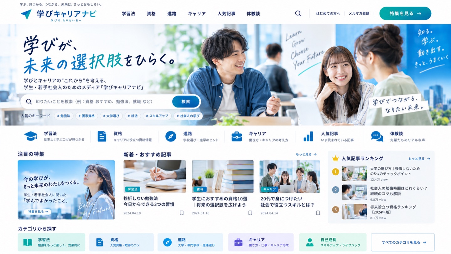 学びキャリアナビのサムネイル